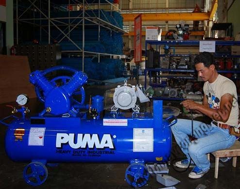 Thương hiệu Puma nổi tiếng với các dòng máy nén không khí