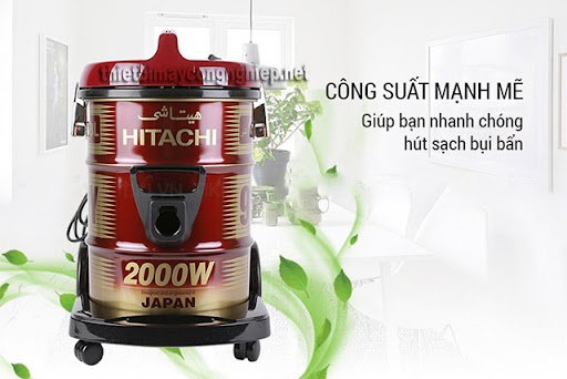 máy hút bụi công nghiệp hitachi cv-950y làm sạch nhanh